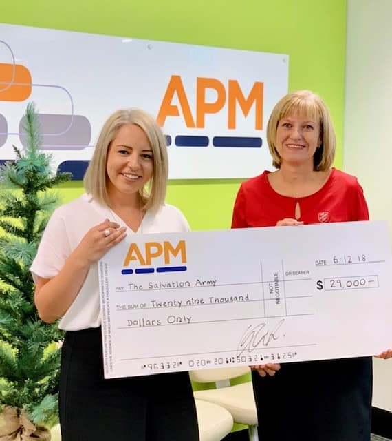 Supporting the Salvo's Christmas Appeal