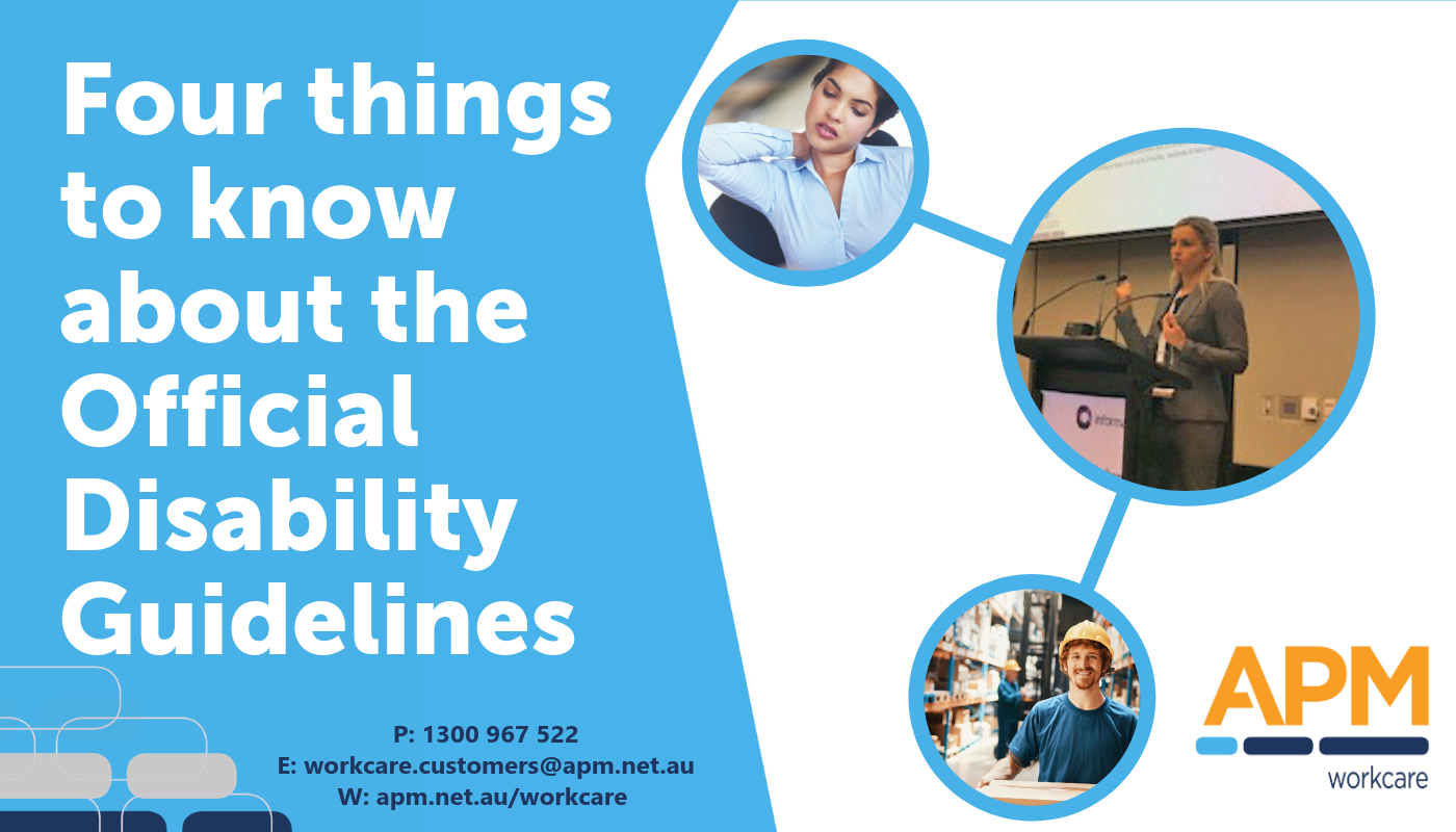 Four things to know about the Official Disability Guidelines APM