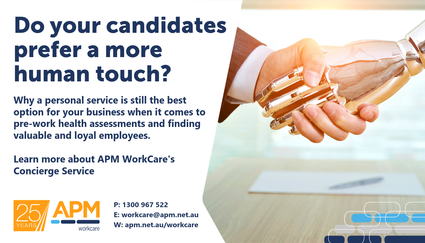 Do you prefer a more human touch? Learn more about APM WorkCare's concierge service