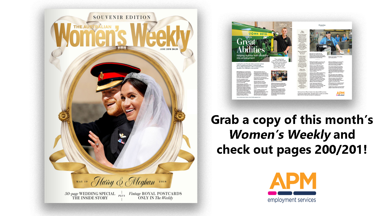 There&#39;s two inspirational stars inside this month&rsquo;s Women&rsquo;s Weekly magazine.