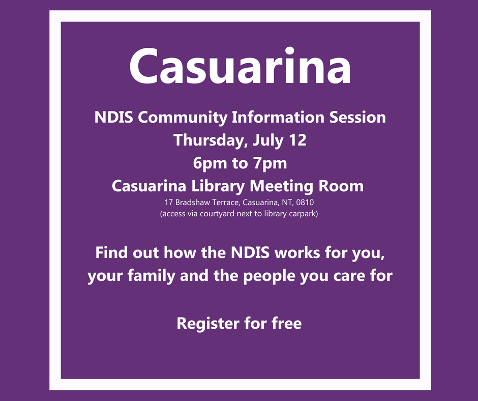 Register for the Casuarina NDIS info session