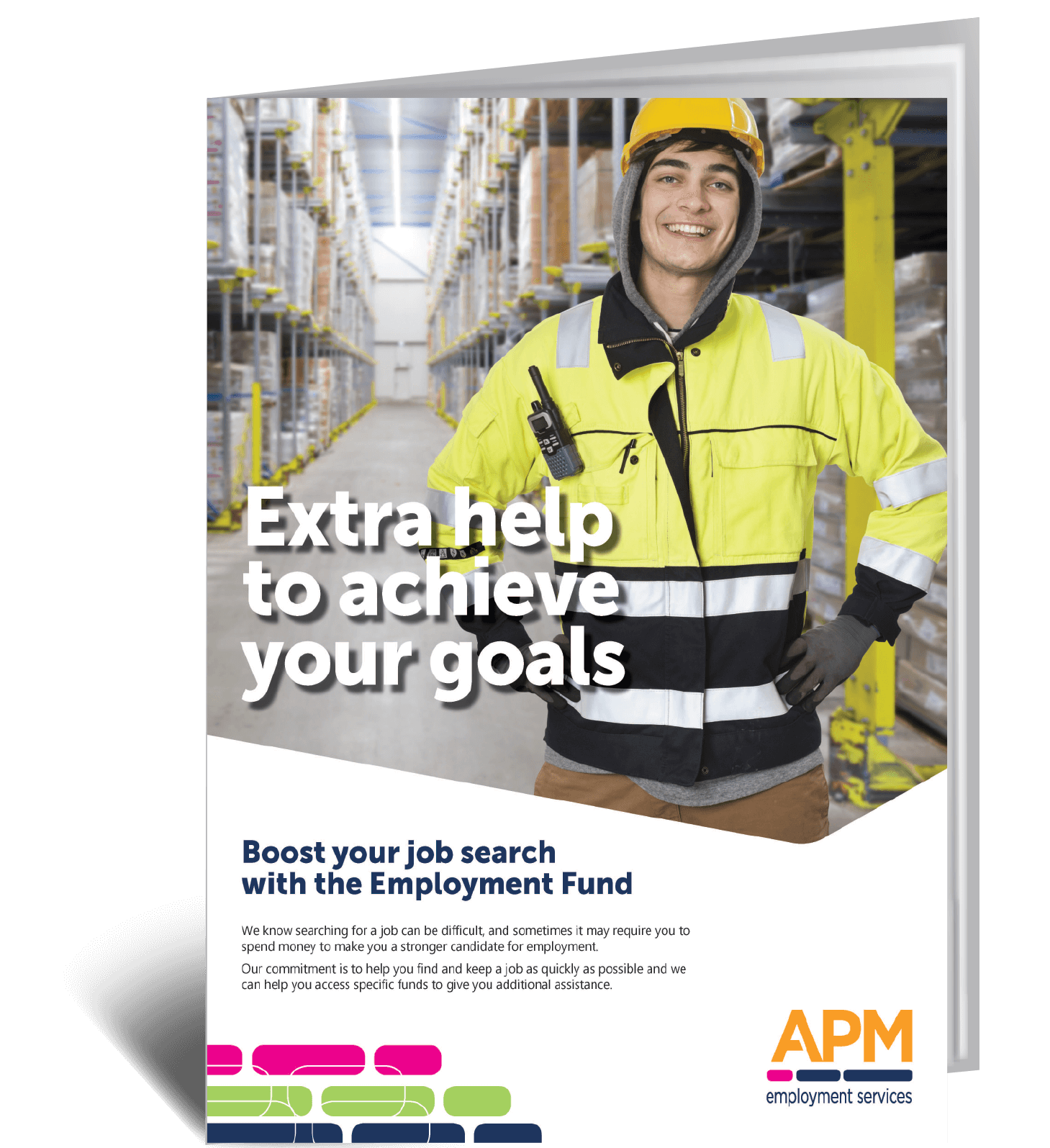 Need extra help? Download your guide to the services we help job seekers access when they join APM image