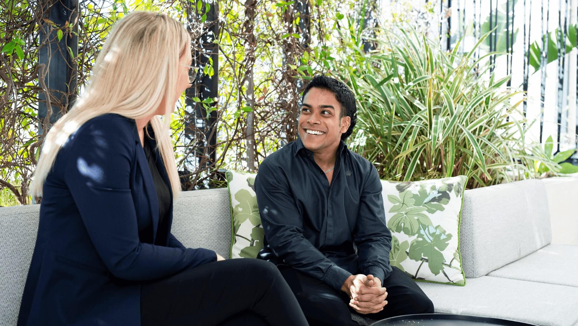 DES Participant Clyde talking to his APM Employment Consultant