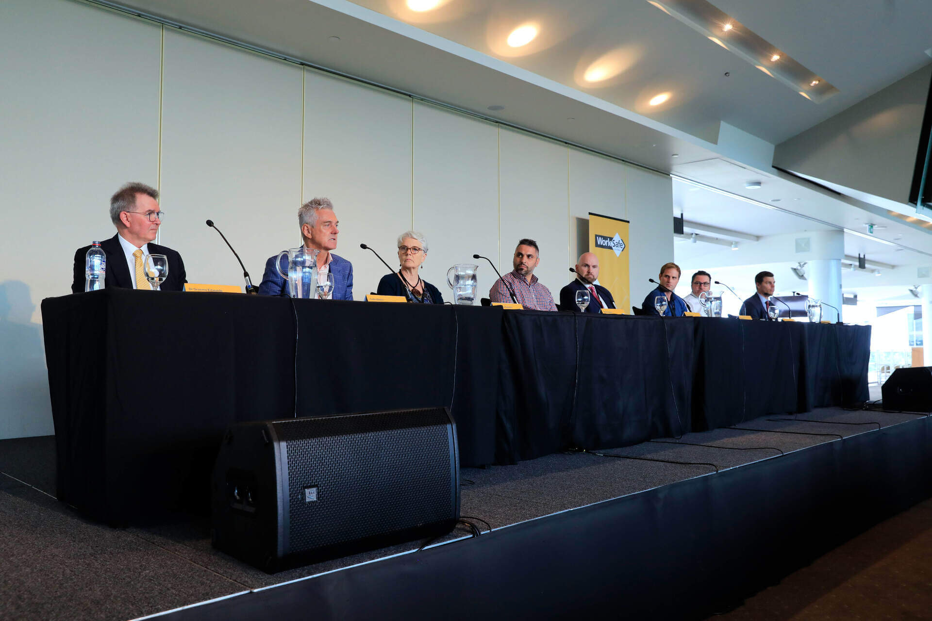 a panel at the Silicosis Summit